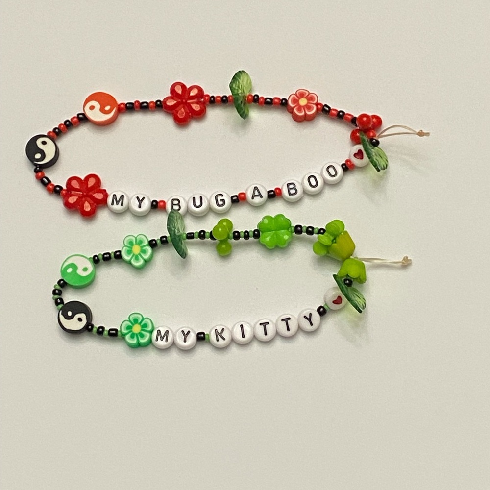 Miraculous Ladybug and Cat Noir Phone Charm Set